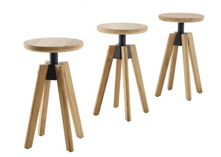 Solpuri Dreh-Gartenhocker Spindle solpuri