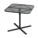 Sow Shin Streckmetalltisch Objekt 90x90 cm klappbar